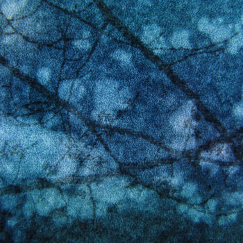 Fotografia intitolato "Arborescences_Bleue…" da Hélène Mongin, Opera d'arte originale, Fotografia manipolata