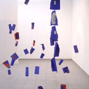 Installazione intitolato "Volumen (vue de l'i…" da Hélène Mongin, Opera d'arte originale, Installazione artistica