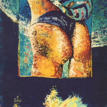 Peinture intitulée "Grand-frais" par Hélène Py, Œuvre d'art originale, Acrylique