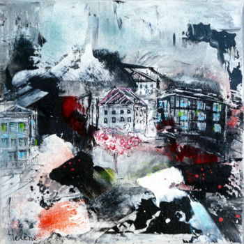 Painting titled "domaine-des-3-valle…" by Helene Rousselot, Original Artwork