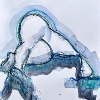 Dibujo titulada "Clarinha chamboule…" por Helene Vogel, Obra de arte original, Carbón