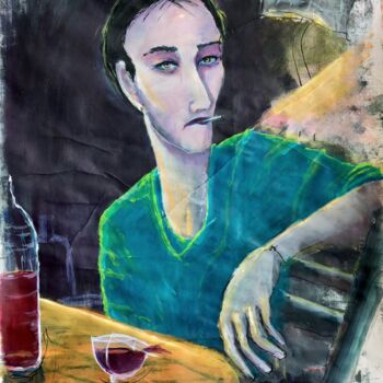 Pintura titulada "Mon regard...son re…" por Hélène Zanet, Obra de arte original, Acrílico