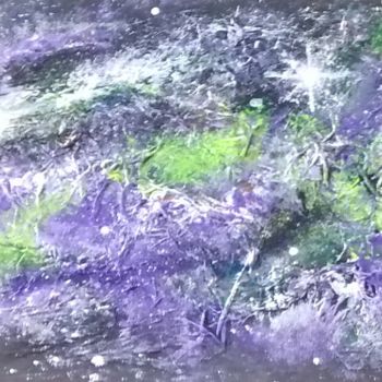 Painting titled "interstellaire8x30t…" by Hélène Fortier, Original Artwork, Acrylic