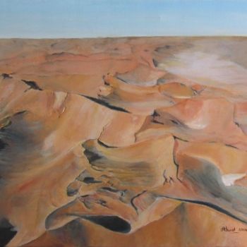 Peinture intitulée "Sossusvlei, Namibie" par Helene Hurot, Œuvre d'art originale