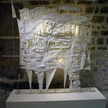 雕塑 标题为“plis de vie” 由Hélène Picardi, 原创艺术品, 纸
