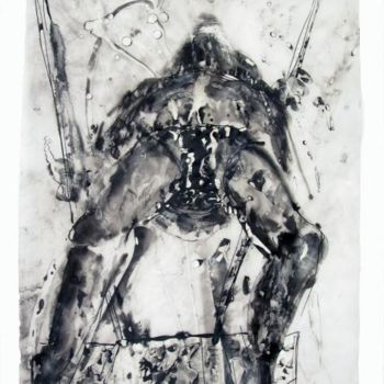 Картина под названием "'' entre deux ''" - Hélène Picardi, Подлинное произведение искусства, Масло