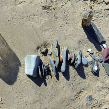 Installation titled "le repos du guerrier" by Hélène Picardi, Original Artwork, Installation Art