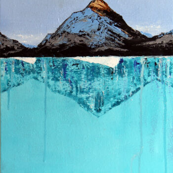 Картина под названием "Mountain" - Helen Hill, Подлинное произведение искусства, Масло