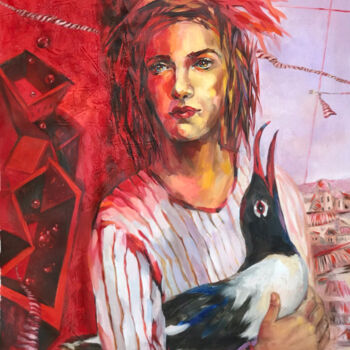 ""Morning February 2…" başlıklı Tablo Helga Balaban tarafından, Orijinal sanat, Petrol