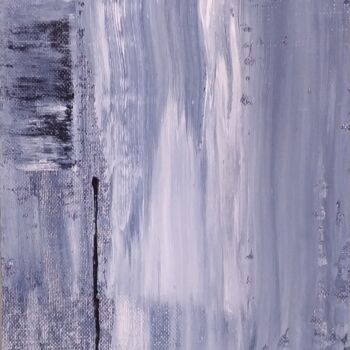 Malerei mit dem Titel "White mist" von Helga G, Original-Kunstwerk, Acryl