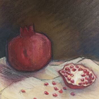 제목이 "Pomegranate"인 미술작품 Helga_g로, 원작, 기름