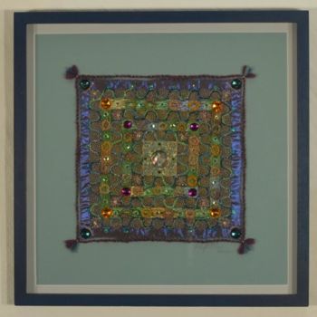 Textielkunst getiteld "FAIRY MAGIC(Creativ…" door Helga Pikal, Origineel Kunstwerk
