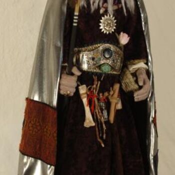 "MERLIN(Art Doll)" başlıklı Tekstil Sanatı Helga Pikal tarafından, Orijinal sanat