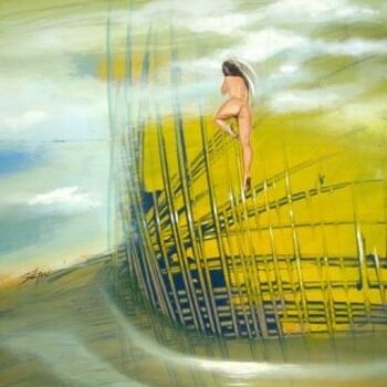 Peinture intitulée "DESNUDO FEMENINO" par Hellmut Soltau, Œuvre d'art originale