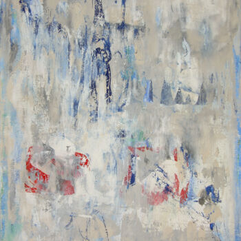 Картина под названием "Painted Whispers" - Helmut Pfeiffer, Подлинное произведение искусства, Акрил Установлен на Деревянная…