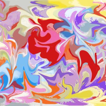 Digital Arts titled "Color Splash" by Hemu Aggarwal (hyaggarwal), Original Artwork, Digital Painting