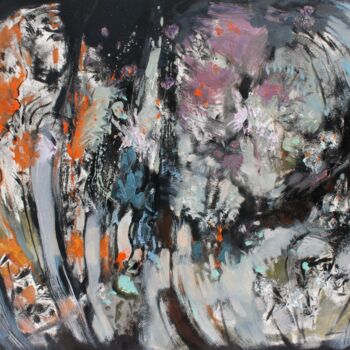제목이 "Orangery"인 미술작품 Henadzy Havartsou로, 원작, 기름 나무 들것 프레임에 장착됨
