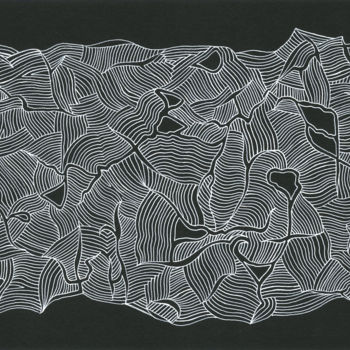 "Sans titre" başlıklı Resim Hennel tarafından, Orijinal sanat, Tükenmez kalem