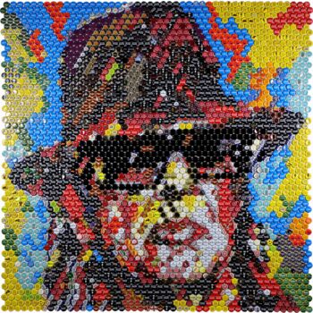 Collages titulada "Udo Lindenberg" por Henning Leuschner, Obra de arte original, Collages