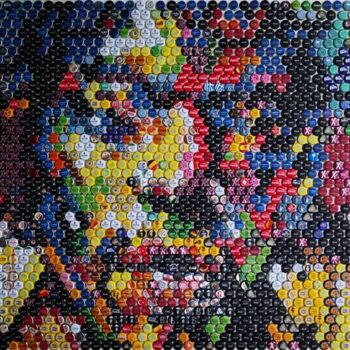 "Jimi Hendrix - 2020" başlıklı Kolaj Henning Leuschner tarafından, Orijinal sanat, Kolaj