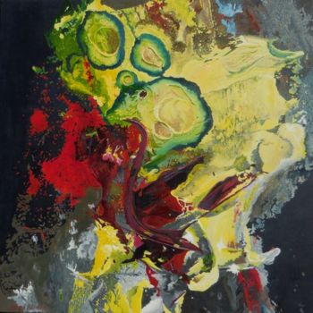 Painting titled "OPUS 268" by Henri Blouet, Original Artwork, Oil