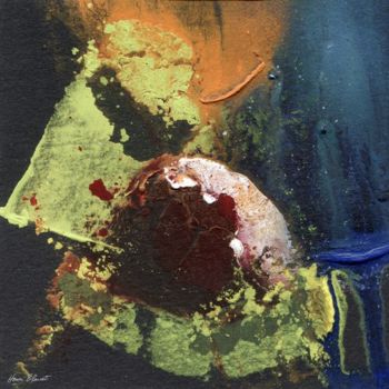 Картина под названием "Carré "Sans Titre"…" - Henri Blouet, Подлинное произведение искусства, Масло