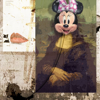 Arte digitale intitolato "Joconde 01" da Henri Brune, Opera d'arte originale, Pittura digitale