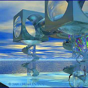 Digital Arts titled "Janus" by Henri Dubuc, Original Artwork