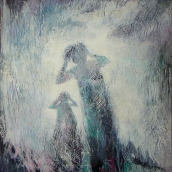 Malerei mit dem Titel "La Nuit Transfigurée" von Henri Eisenberg, Original-Kunstwerk, Acryl