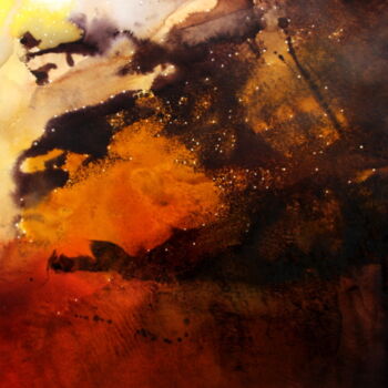 Pittura intitolato ""Apocalypse Now"" da Henri Ibara, Opera d'arte originale, Gouache