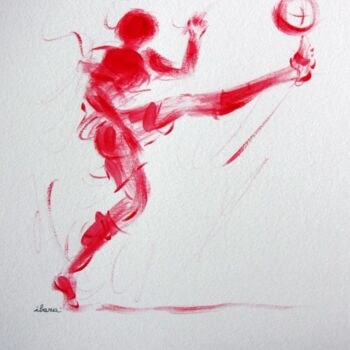 Drawing titled "football-n-6-dessin…" by Henri Ibara, Original Artwork, Other