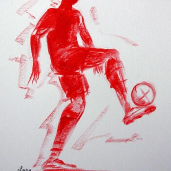 Drawing titled "football-n-13-dessi…" by Henri Ibara, Original Artwork, Other