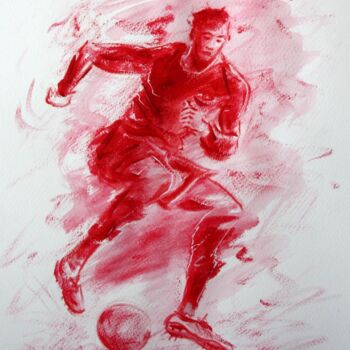 Drawing titled "football-n-20.jpg" by Henri Ibara, Original Artwork, Other