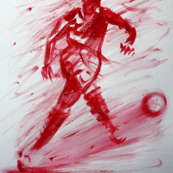 Drawing titled "football-n-21-dessi…" by Henri Ibara, Original Artwork, Other