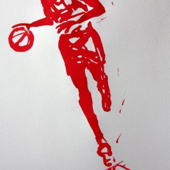 "basket-n-5-dessin-c…" başlıklı Resim Henri Ibara tarafından, Orijinal sanat, Diğer
