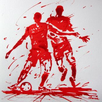 Drawing titled "football-n-43-dessi…" by Henri Ibara, Original Artwork, Other