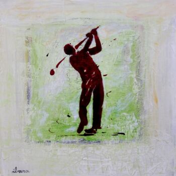 「golf-n-20-peinture-…」というタイトルの絵画 Henri Ibaraによって, オリジナルのアートワーク, アクリル