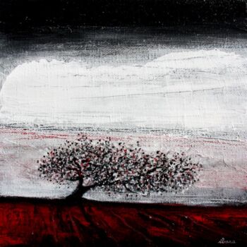 Painting titled "esprit-de-l-arbre-n…" by Henri Ibara, Original Artwork, Acrylic