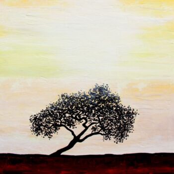 Peinture intitulée "esprit-de-l-arbre-n…" par Henri Ibara, Œuvre d'art originale, Acrylique