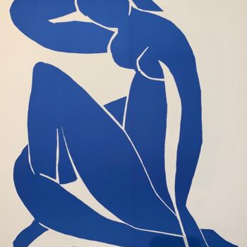 Incisioni, stampe intitolato "Les Nudes: Nu Bleu…" da Henri Matisse, Opera d'arte originale, Litografia