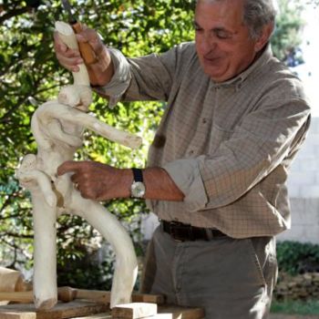 Sculpture titled "L'artiste" by Henri Degracia, Original Artwork, Other