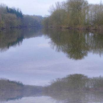 Photography titled "Looking Down the Wye" by Henrietta, Original Artwork