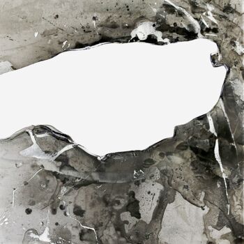 Digitale Kunst getiteld "ombre blanche (num1)" door Henry Pouillon, Origineel Kunstwerk, 2D Digital Work