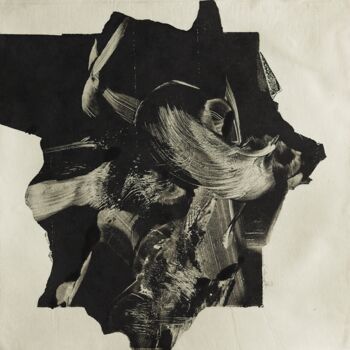 Отпечатки и Гравюры под названием "les ombres (42)" - Henry Pouillon, Подлинное произведение искусства, Монотип Установлен н…