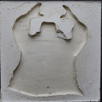 Скульптура под названием "les ombres (R1)" - Henry Pouillon, Подлинное произведение искусства, цемент