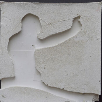Escultura titulada "les ombres (R4)" por Henry Pouillon, Obra de arte original, Cemento