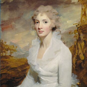 Painting titled "Portrait de Ms. Ele…" by Henry Raeburn, Original Artwork, Oil