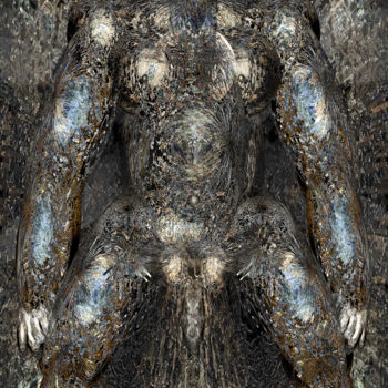 Цифровое искусство под названием "Machine d'art" - Henry Neu, Подлинное произведение искусства, Цифровая живопись