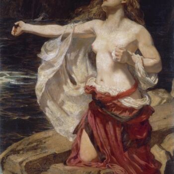 Painting titled "Ariadne" by Herbert James Draper, Original Artwork, Oil