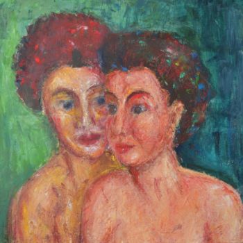 Ζωγραφική με τίτλο "Couple 2.jpg" από Herbert Ruf, Αυθεντικά έργα τέχνης, Ακρυλικό